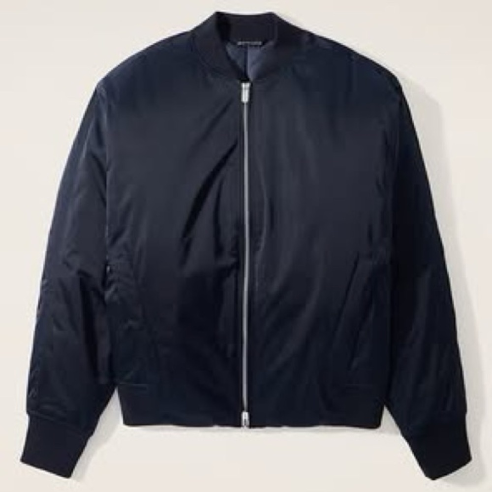 Athleta Navy Bomber Jacket